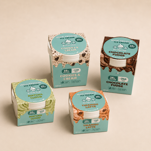 ProScoop Custom Box – mix of 100ml cups and 450ml tubs